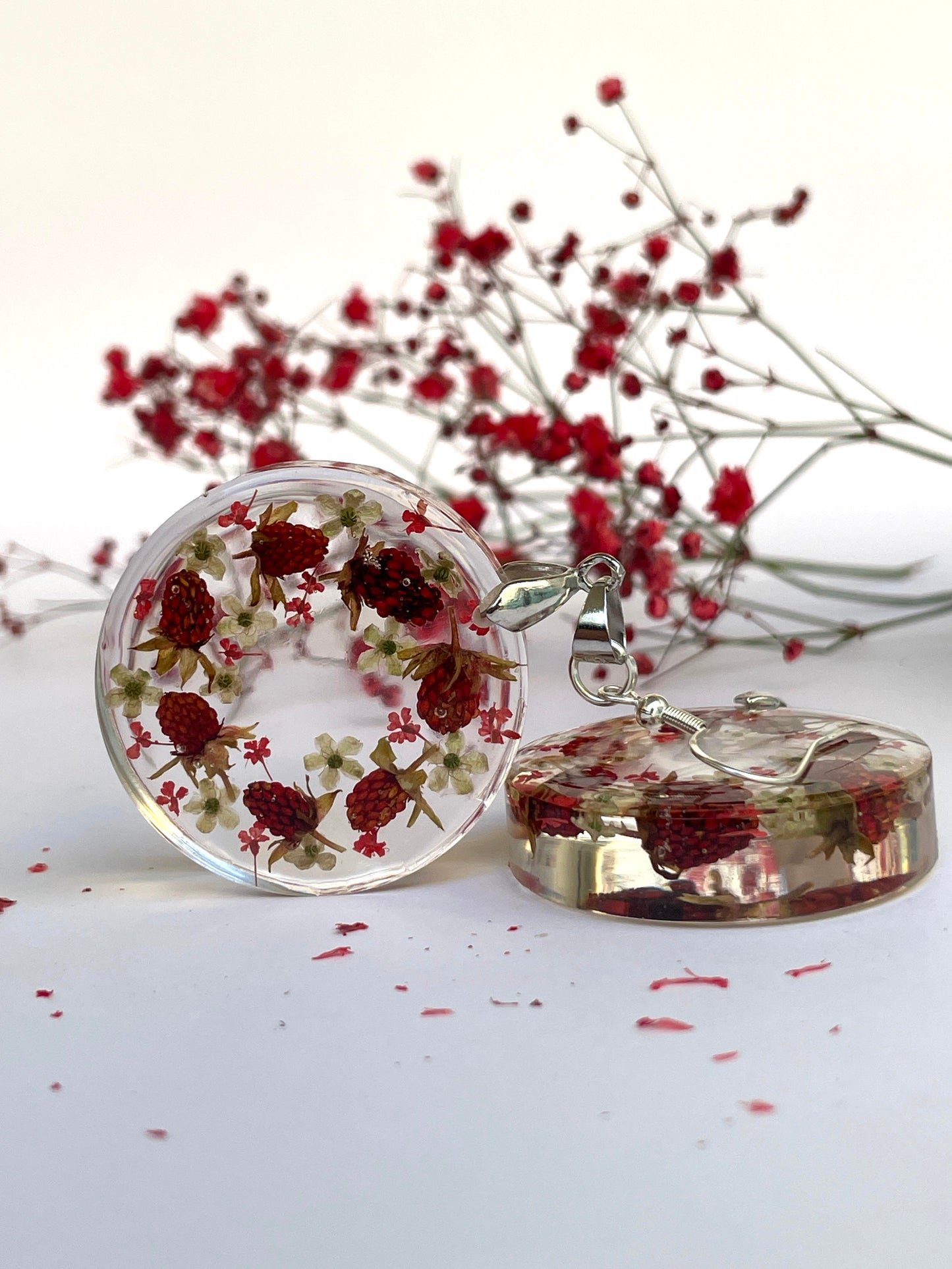 Strawberry earrings