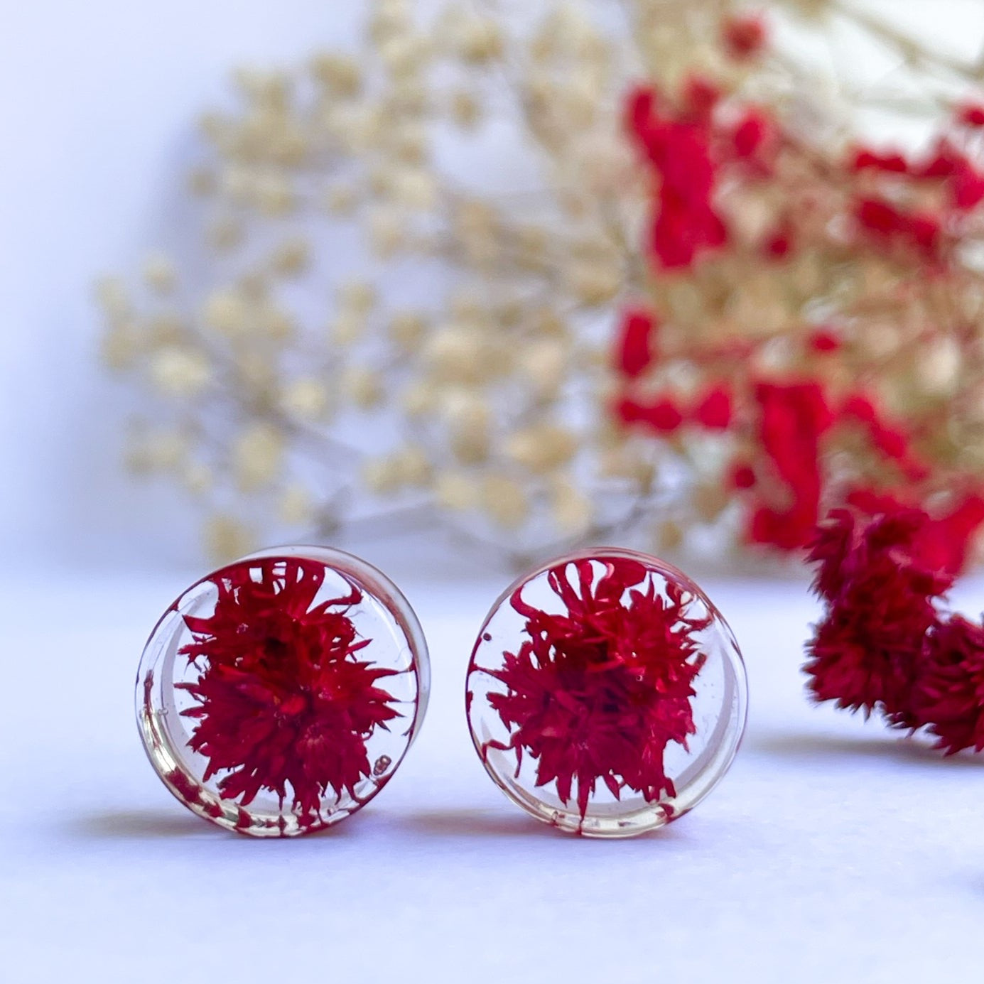 Red flower gauges