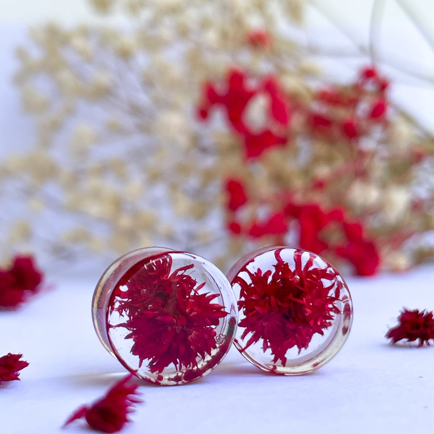 Red flower gauges