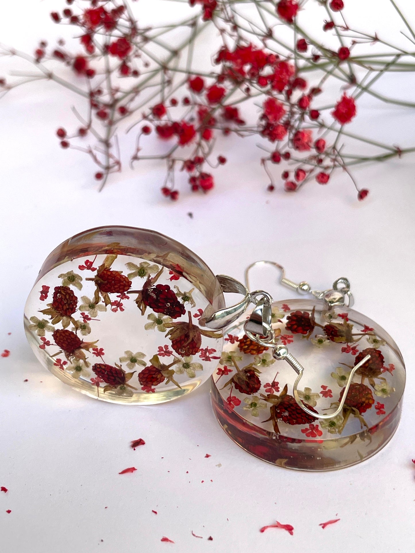 Strawberry earrings