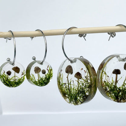 Real Mushroom earrings