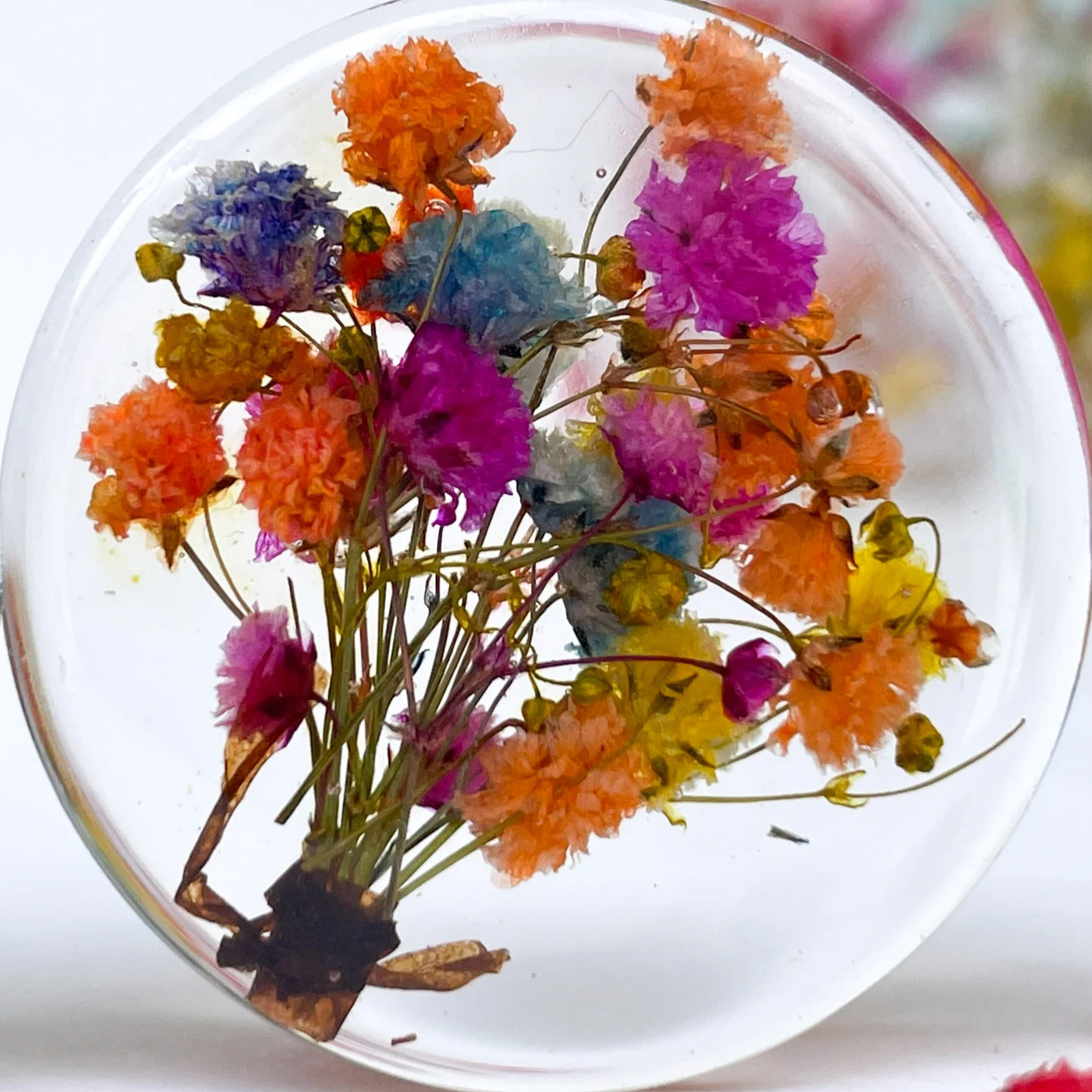 Flower bouquet ear gauges