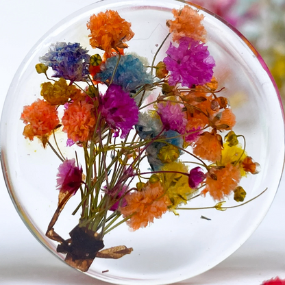 Flower bouquet ear gauges