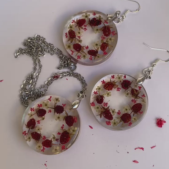 Strawberry earrings